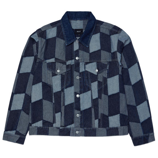Huf Ανδρικό μπουφάν Patchwork Denim Jacket